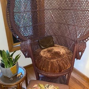 “Hendrix” Brown clutch with chain strap